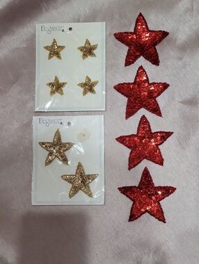 Sequin Star Applique Lot